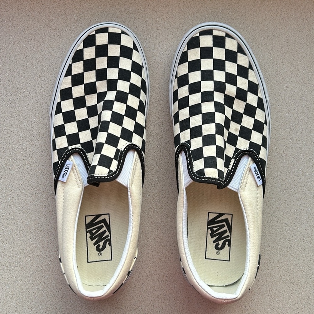 Vans Classic Slip On Checkerboard Shoe